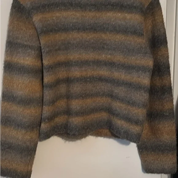 Worthington Cozy Brown and Black Knit Sweater - Picture 4 of 4